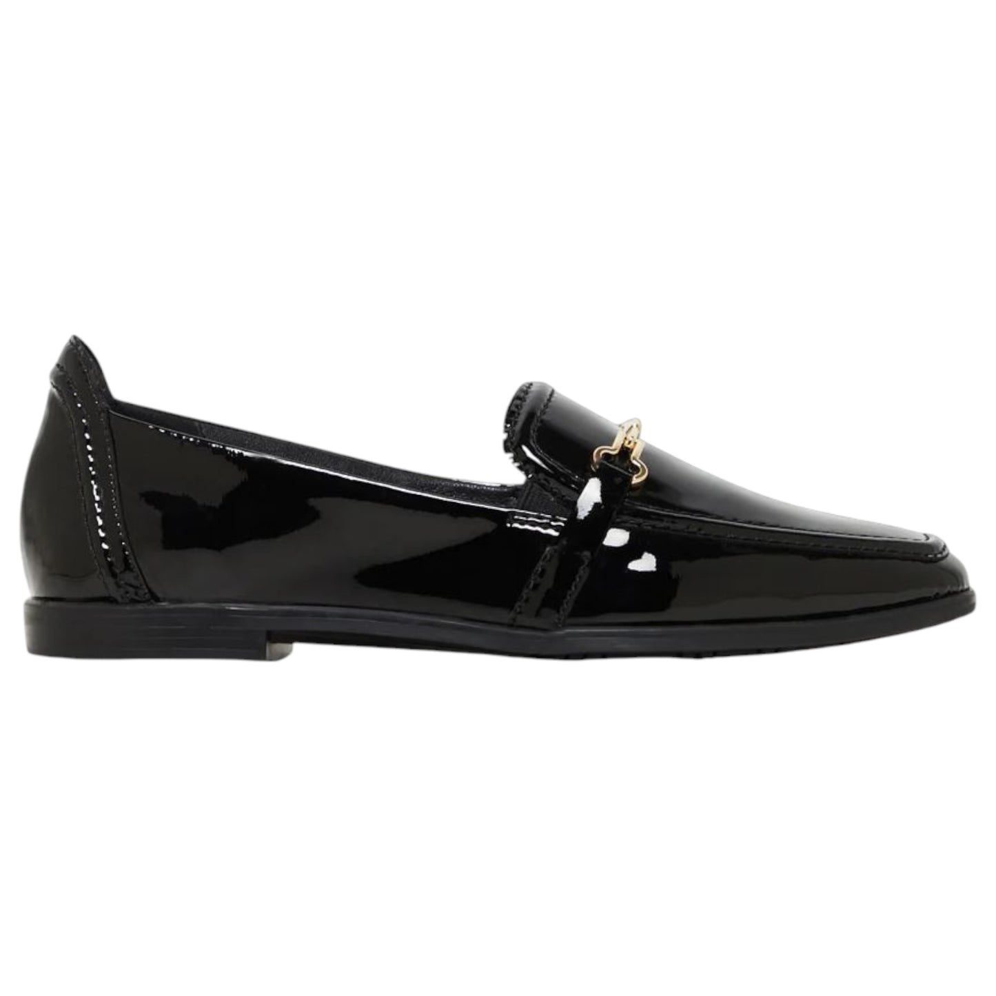 Womens Hush Puppies Zippo Shoes Black Patent