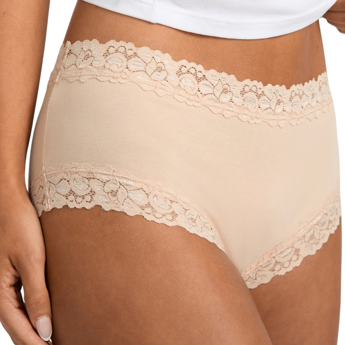 Womens Jockey Classic Parisienne Cotton Boyleg Dusk Underwear