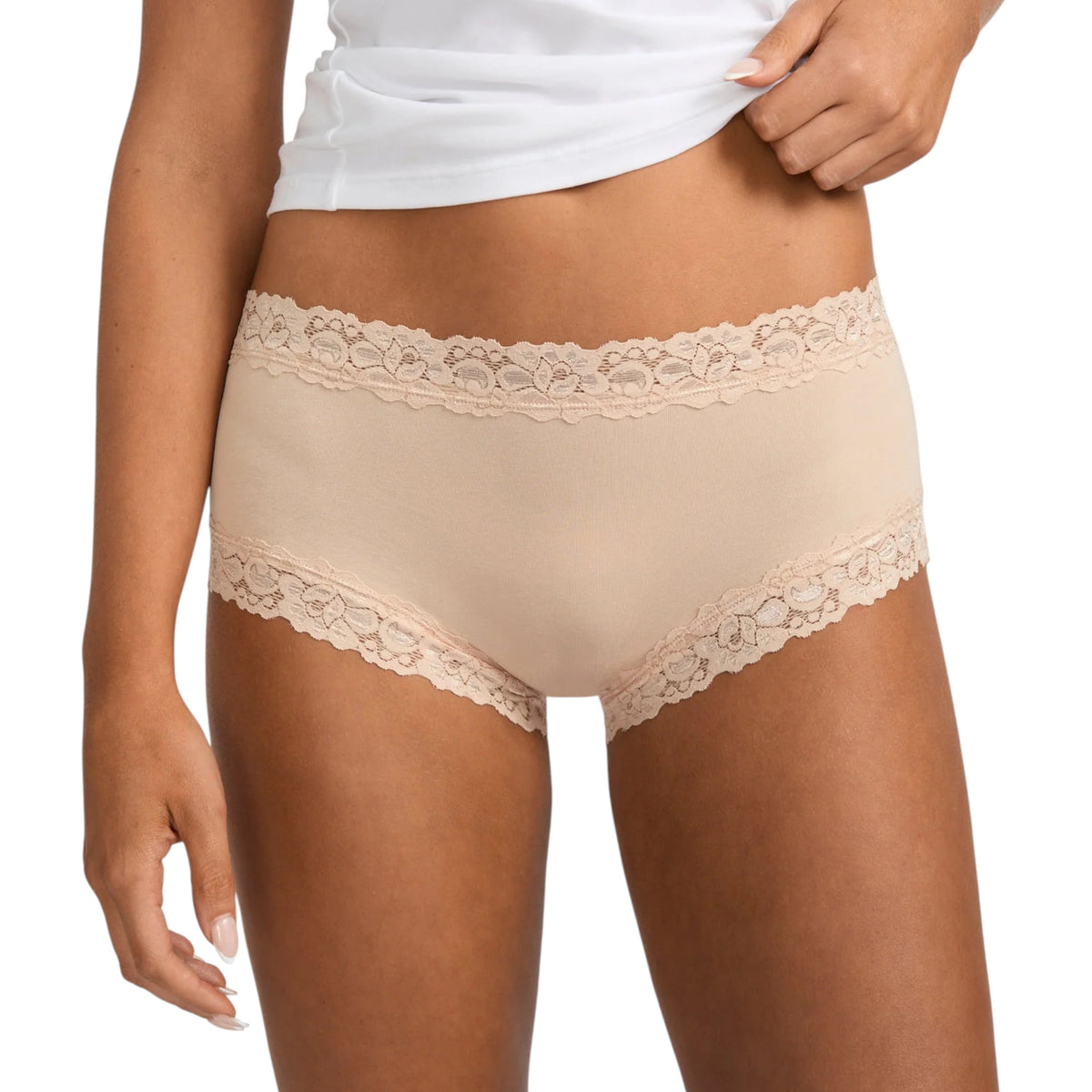Womens Jockey Classic Parisienne Cotton Boyleg Dusk Underwear