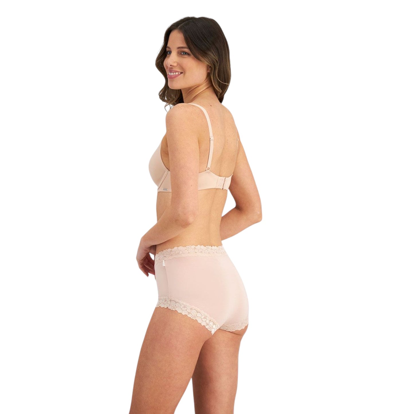 Womens Jockey Parisienne Bamboo Full Briefs Underwear Nude