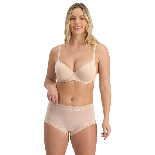 Womens Jockey Parisienne Cotton Full Briefs Underwear Dusk