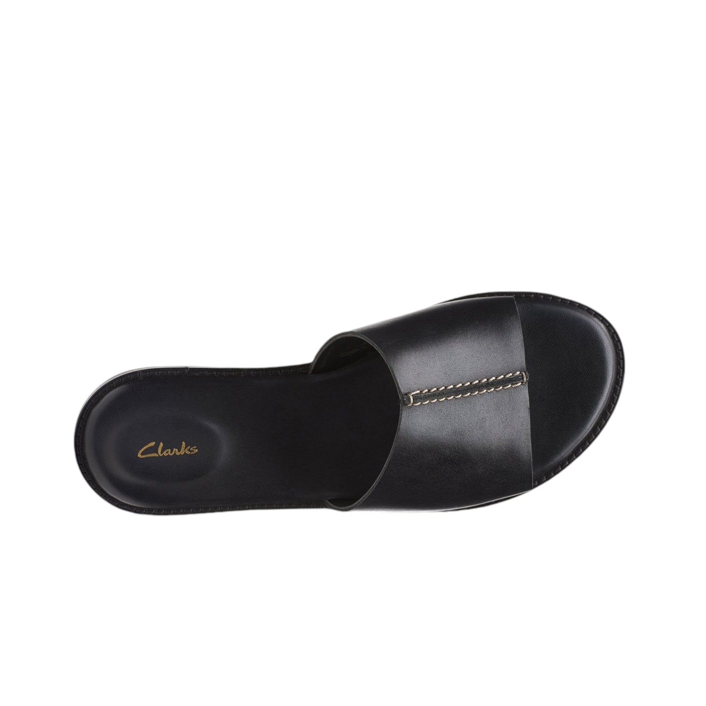 Womens Clarks Karsea Mule Slides Black