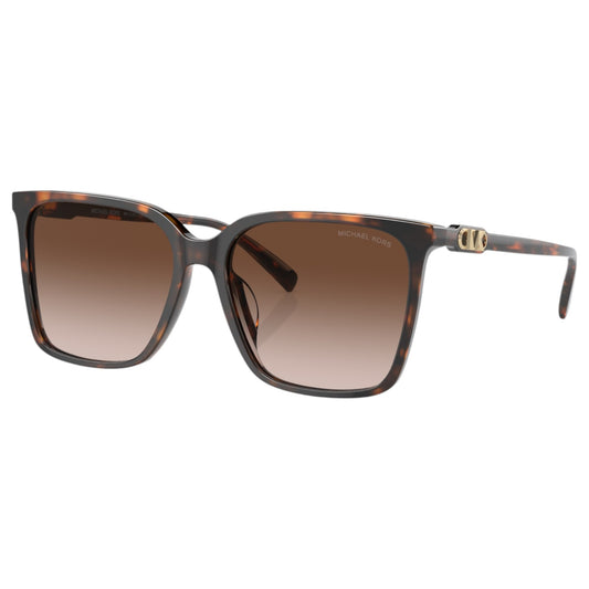 Womens Michael Kors Canberra MK2197U Sunglasses Dark Tortoise/Brown
