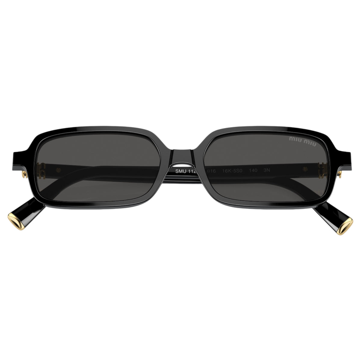 Womens Miu Miu MU11ZS Sunglasses Black/Dark Grey