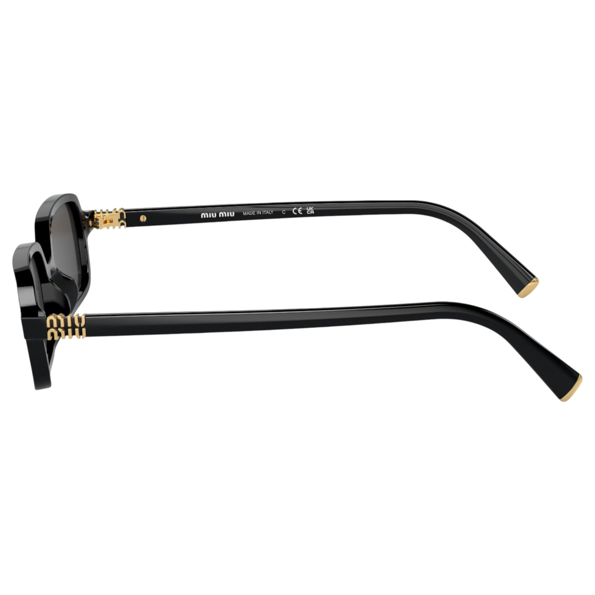 Womens Miu Miu MU11ZS Sunglasses Black/Dark Grey
