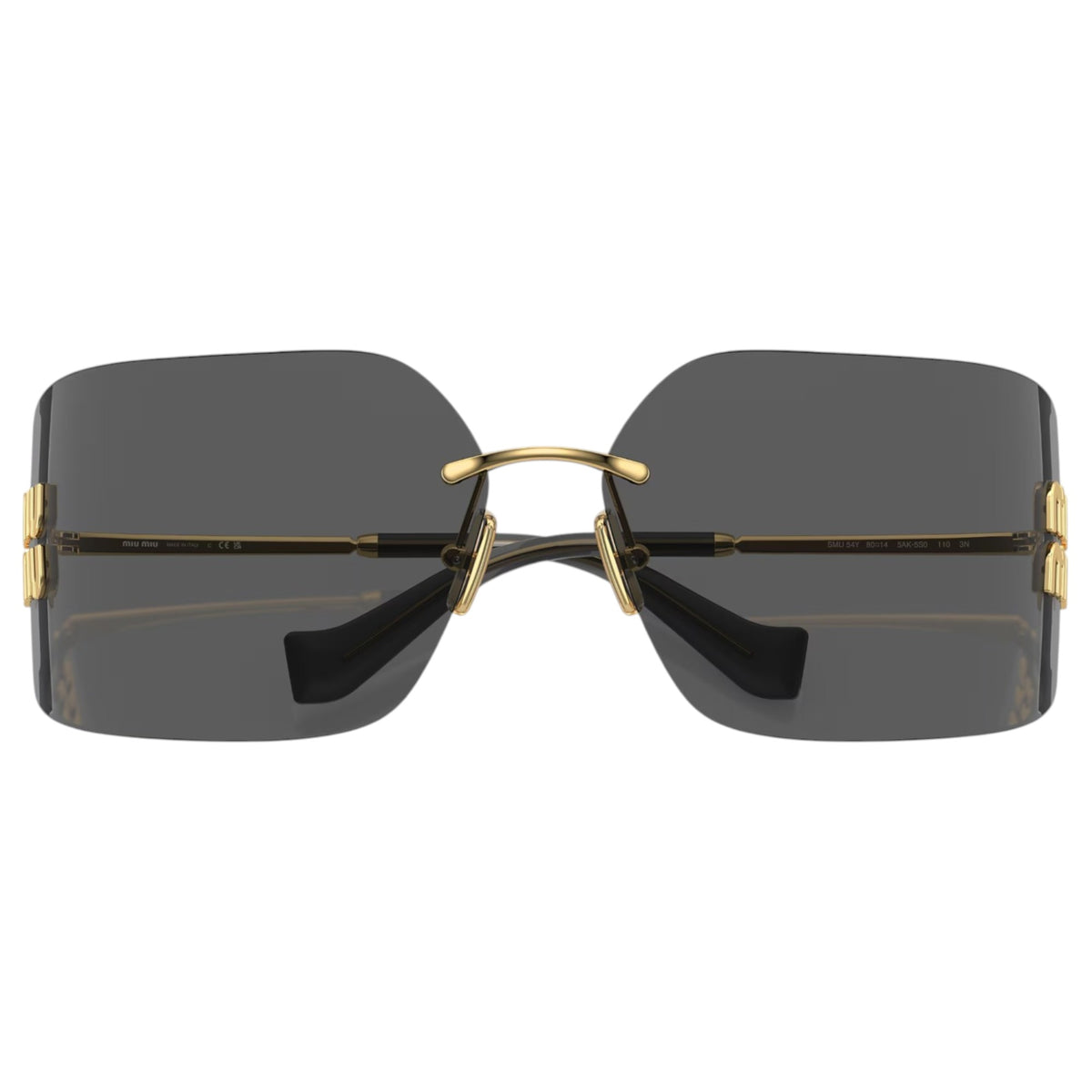 Womens Miu Miu MU54YS Sunglasses Gold/Grey