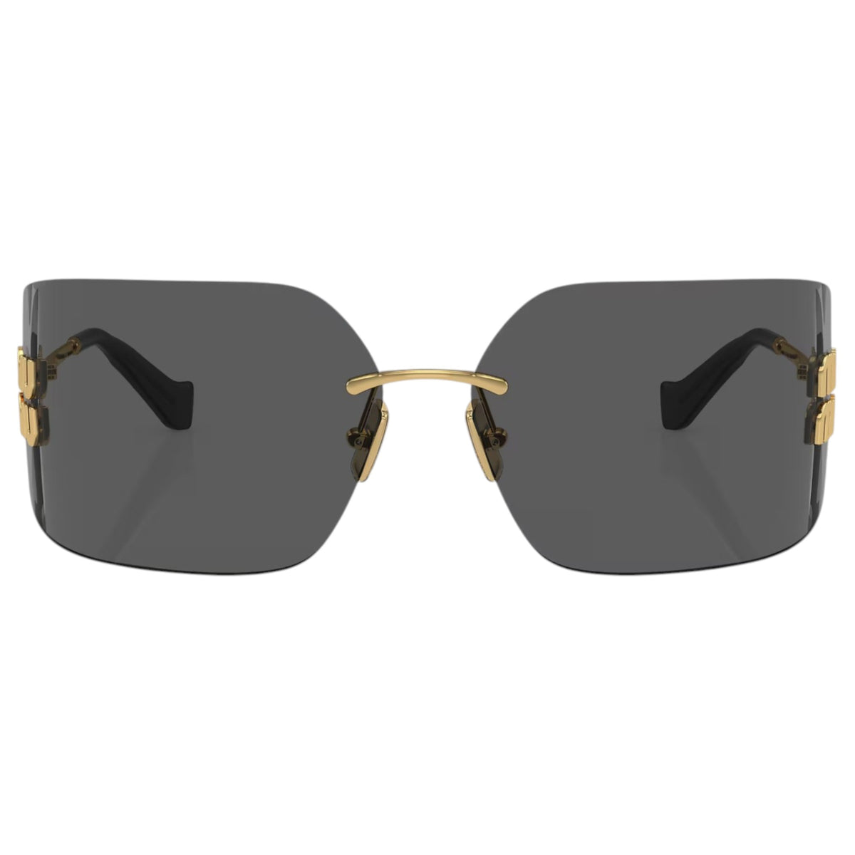 Womens Miu Miu MU54YS Sunglasses Gold/Grey