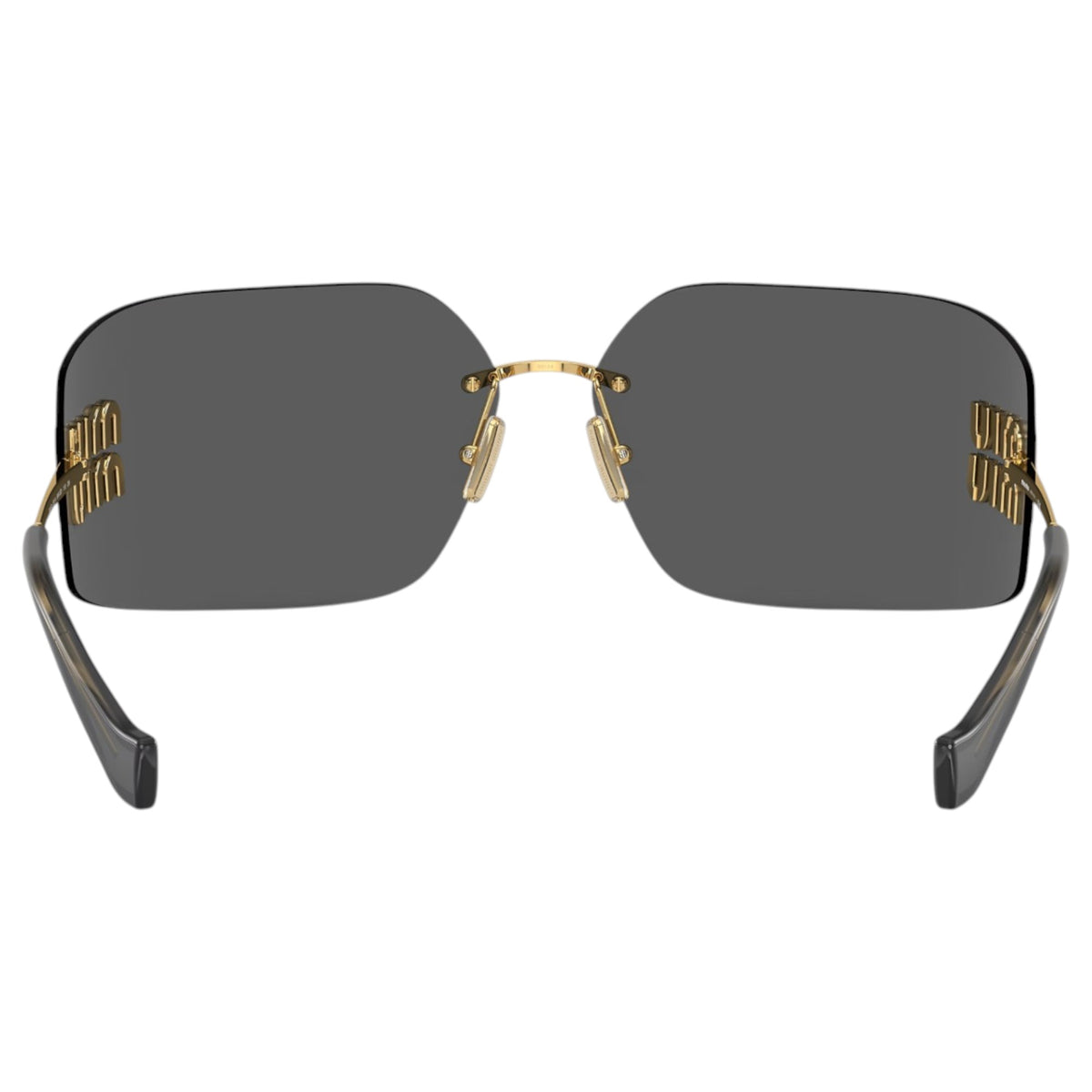 Womens Miu Miu MU54YS Sunglasses Gold/Grey