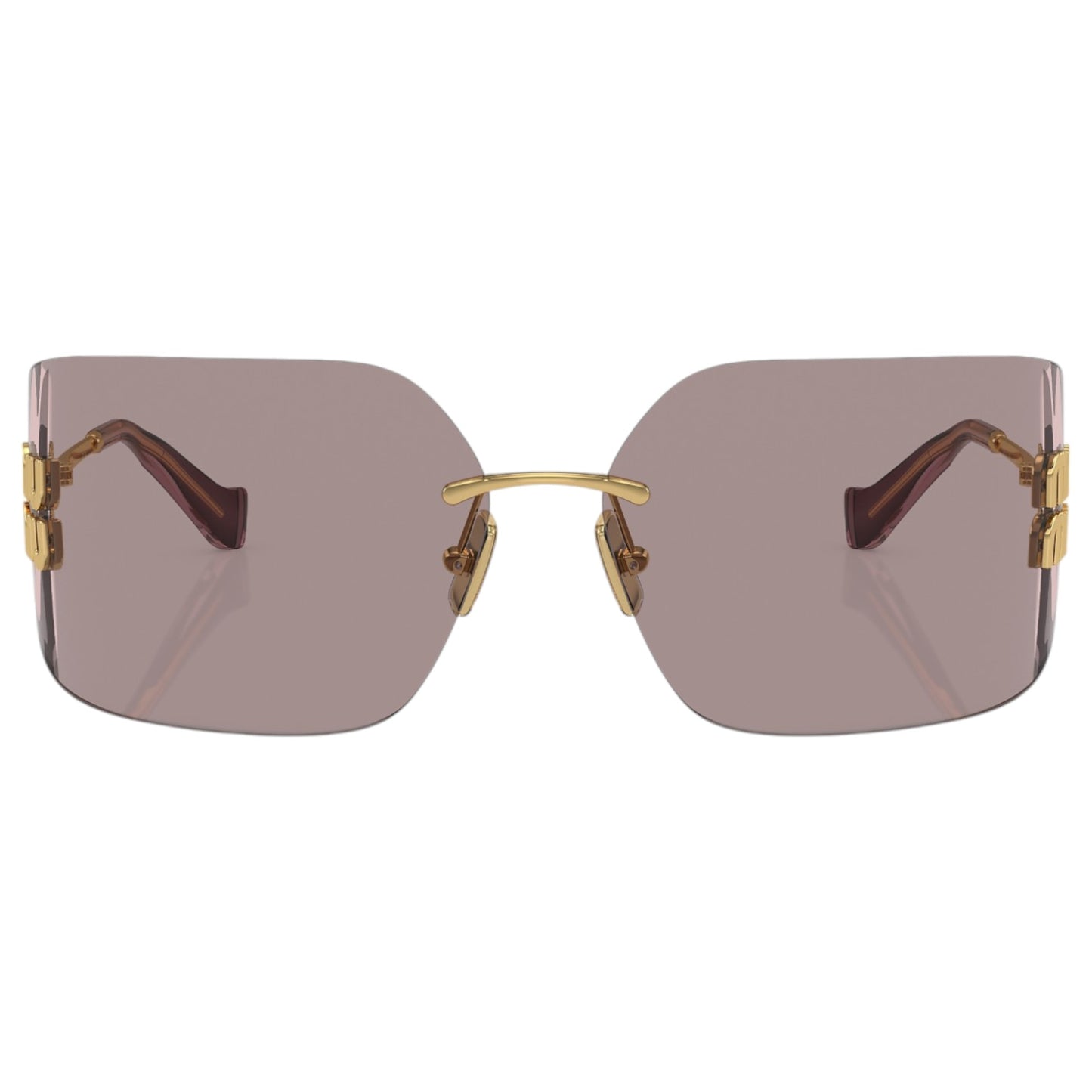 Womens Miu Miu MU54YS Sunglasses Gold/Violet