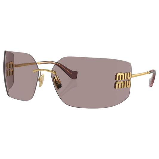 Womens Miu Miu MU54YS Sunglasses Gold/Violet
