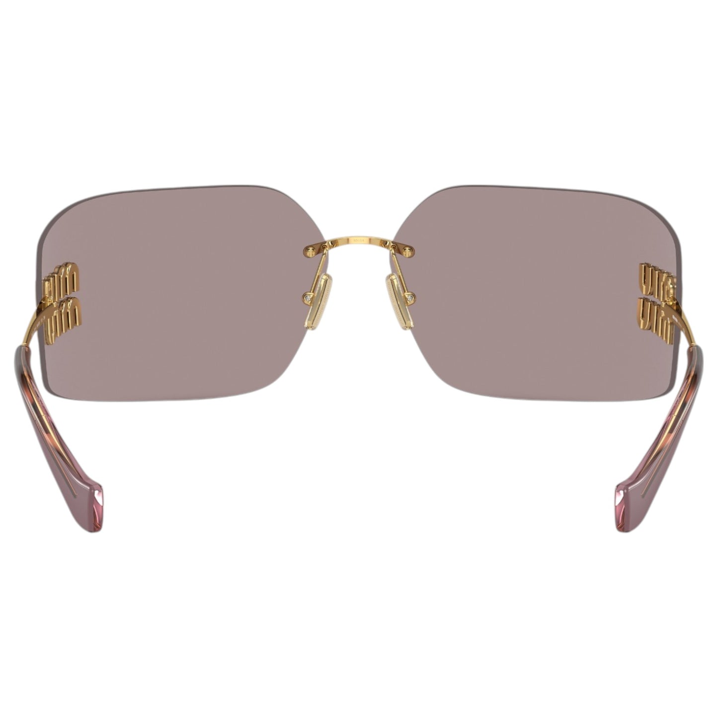 Womens Miu Miu MU54YS Sunglasses Gold/Violet