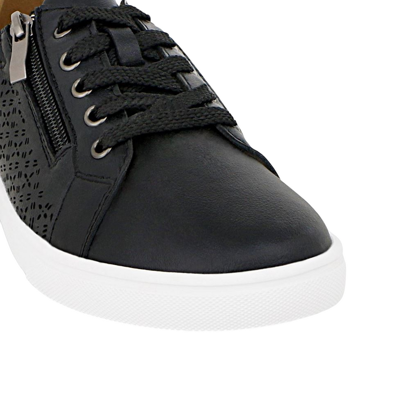 Womens Natural Comfort Serpho Black Sneaker Shoes