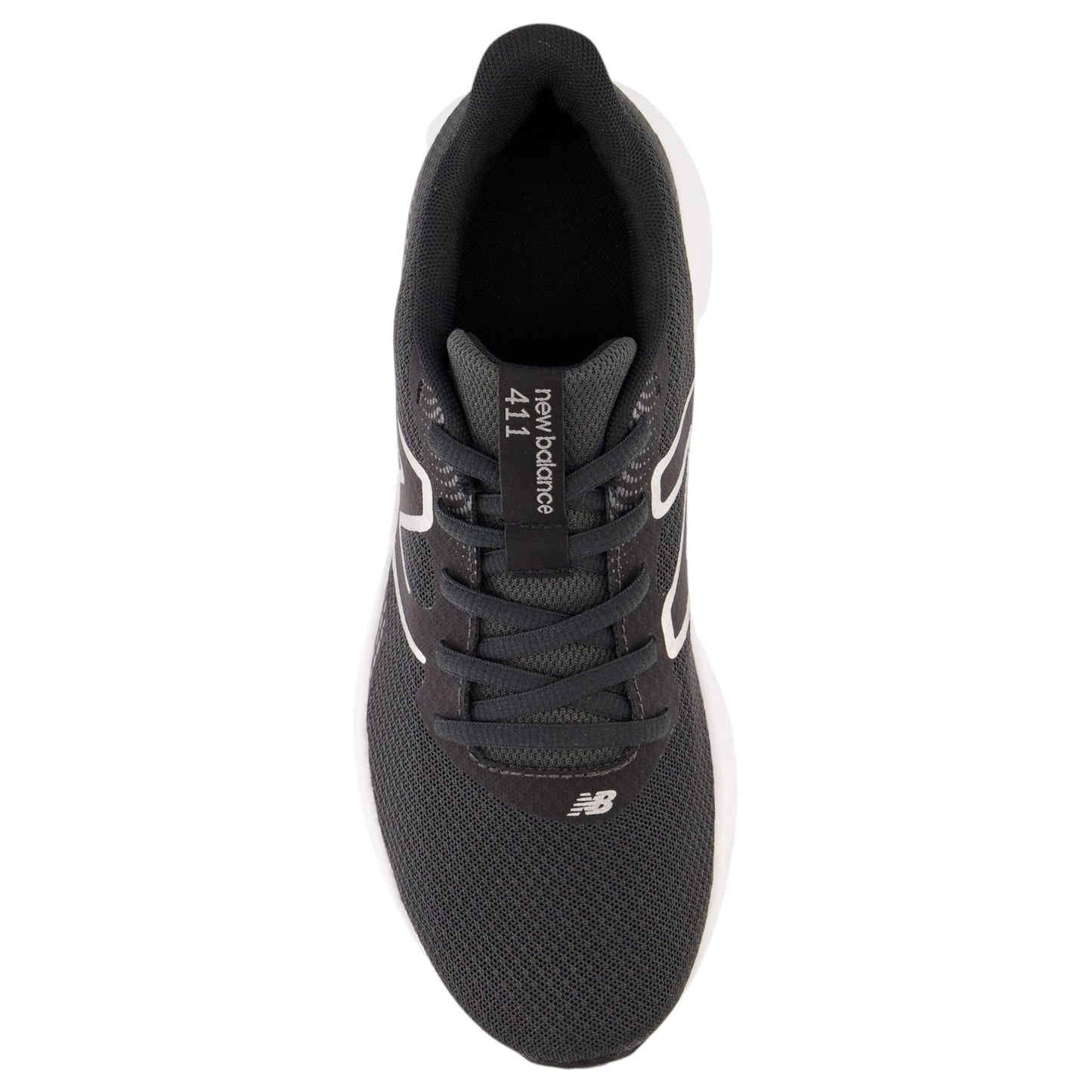 Womens New Balance 411 Shoes Black/White