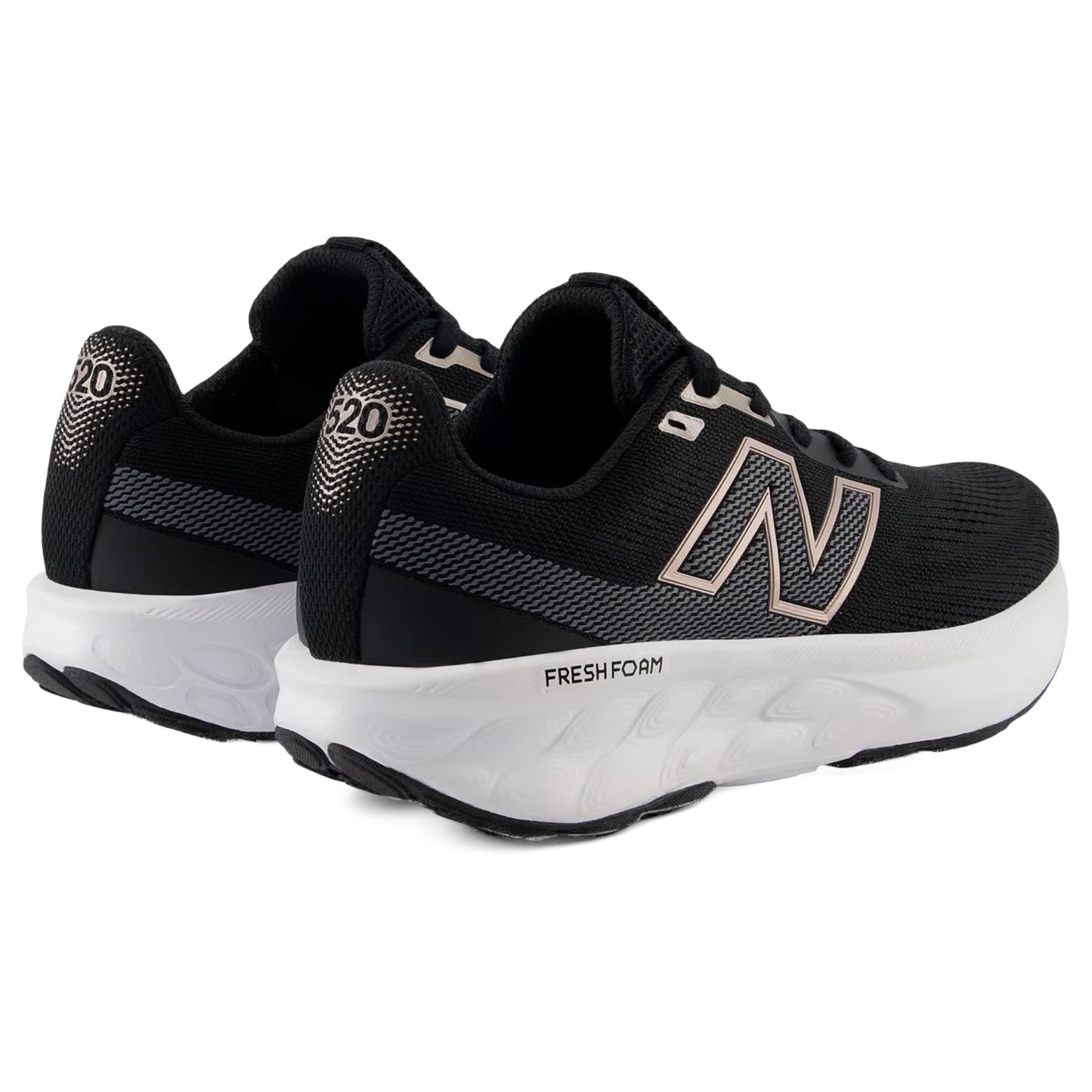 Womens New Balance 520 Shoes Black