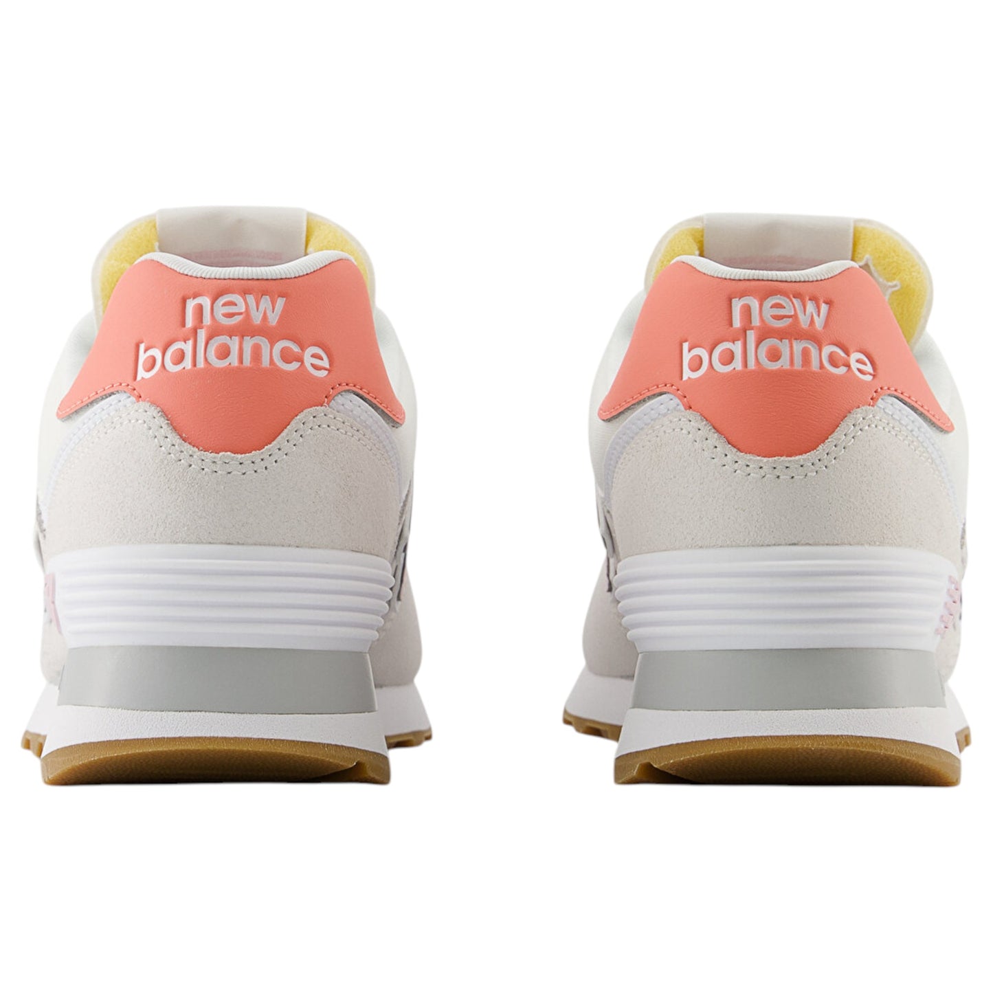 Womens New Balance 574 Shoes Grey/Pink