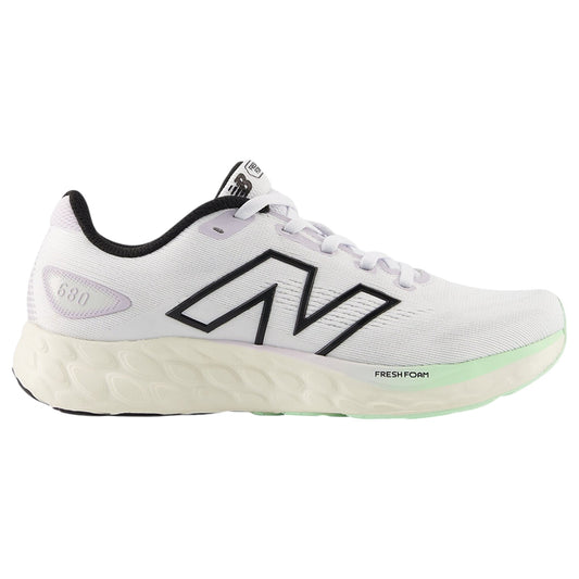 Womens New Balance 680 Shoes White