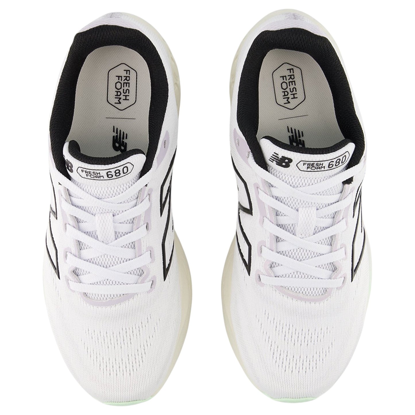Womens New Balance 680 Shoes White