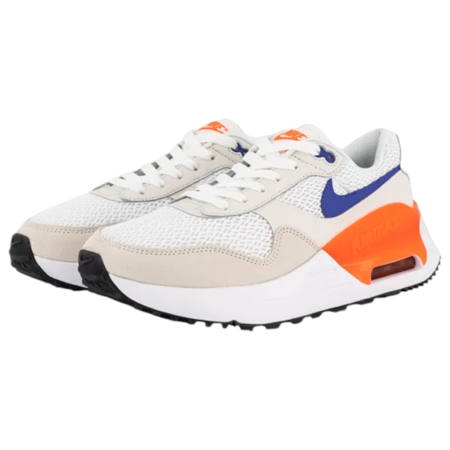 Womens Nike Air Max SYSTM Shoes White/ Bright Crimson