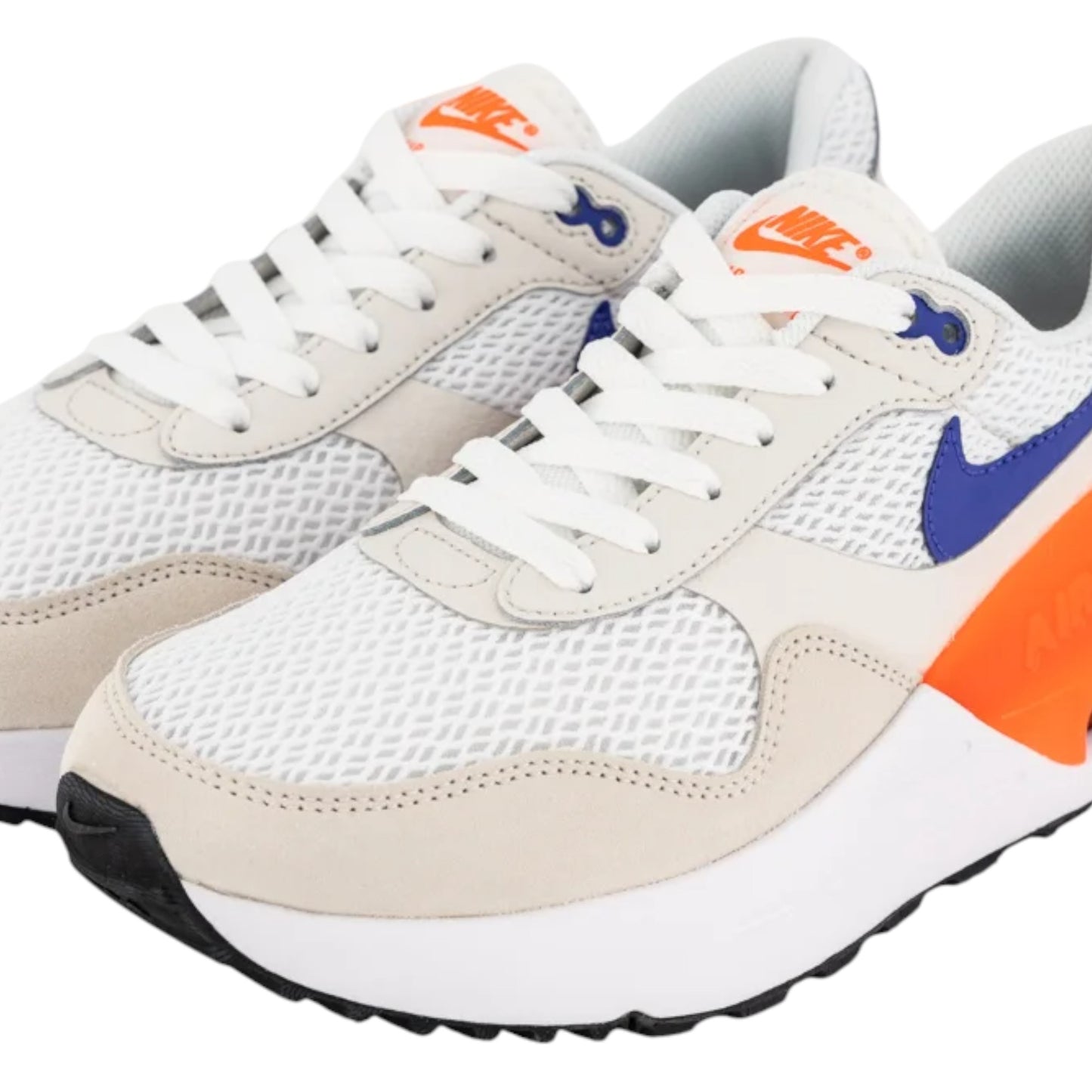 Womens Nike Air Max SYSTM Shoes White/ Bright Crimson