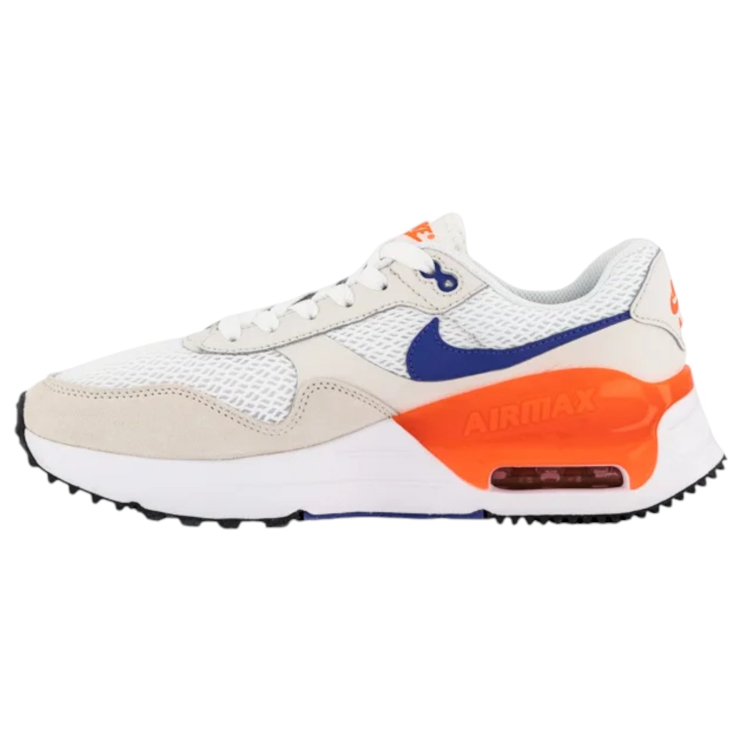 Womens Nike Air Max SYSTM Shoes White/ Bright Crimson