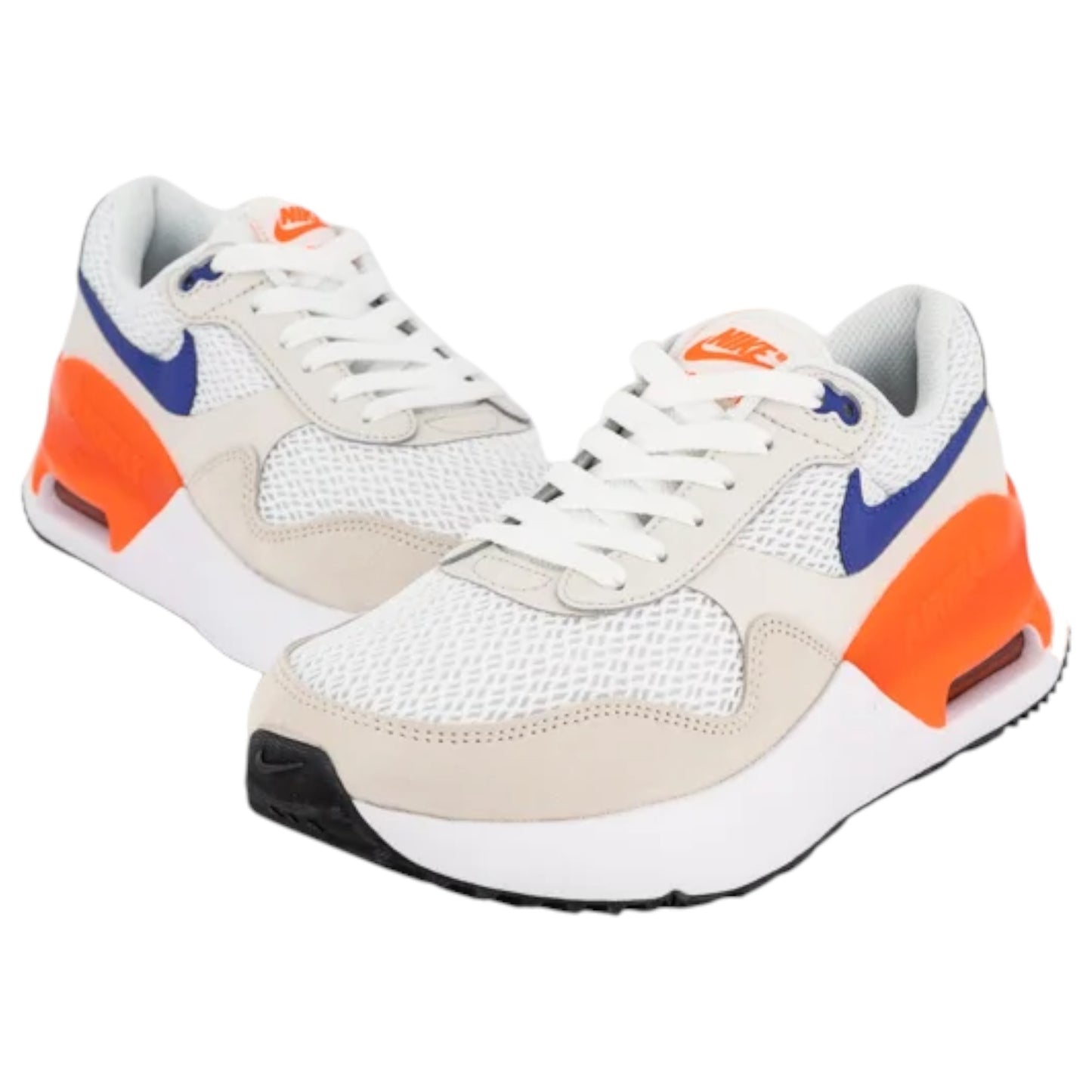 Womens Nike Air Max SYSTM Shoes White/ Bright Crimson