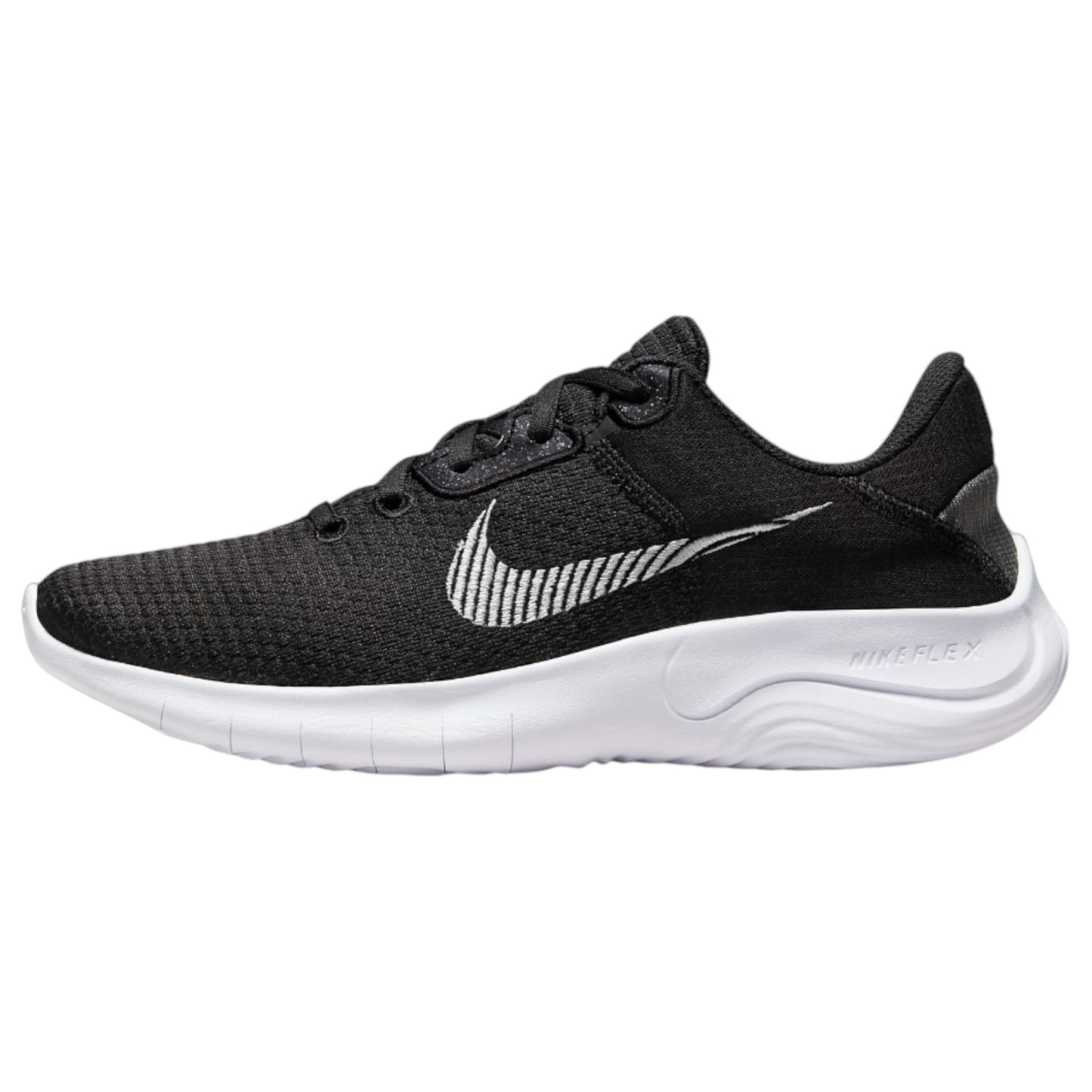 Womens Nike Flex Experience Run 11 Next Nature Shoes Black/ White