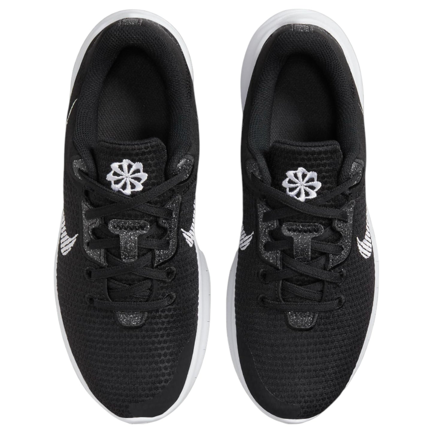 Womens Nike Flex Experience Run 11 Next Nature Shoes Black/ White