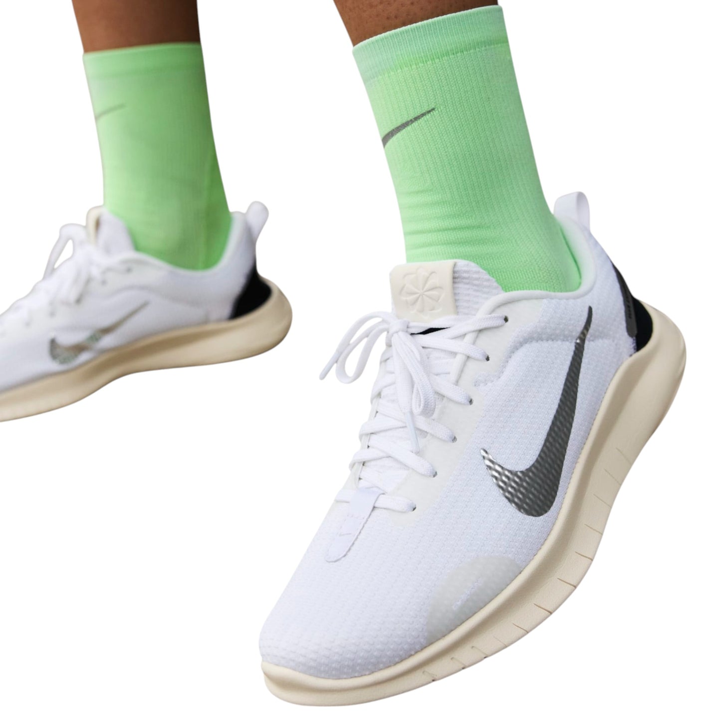 Womens Nike Flex Experience Run 12 Shoes White/Silver