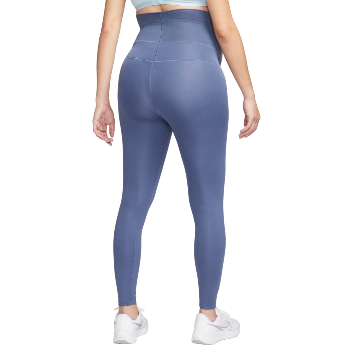 Womens Nike Nike One High-Waisted Maternity Leggings Blue