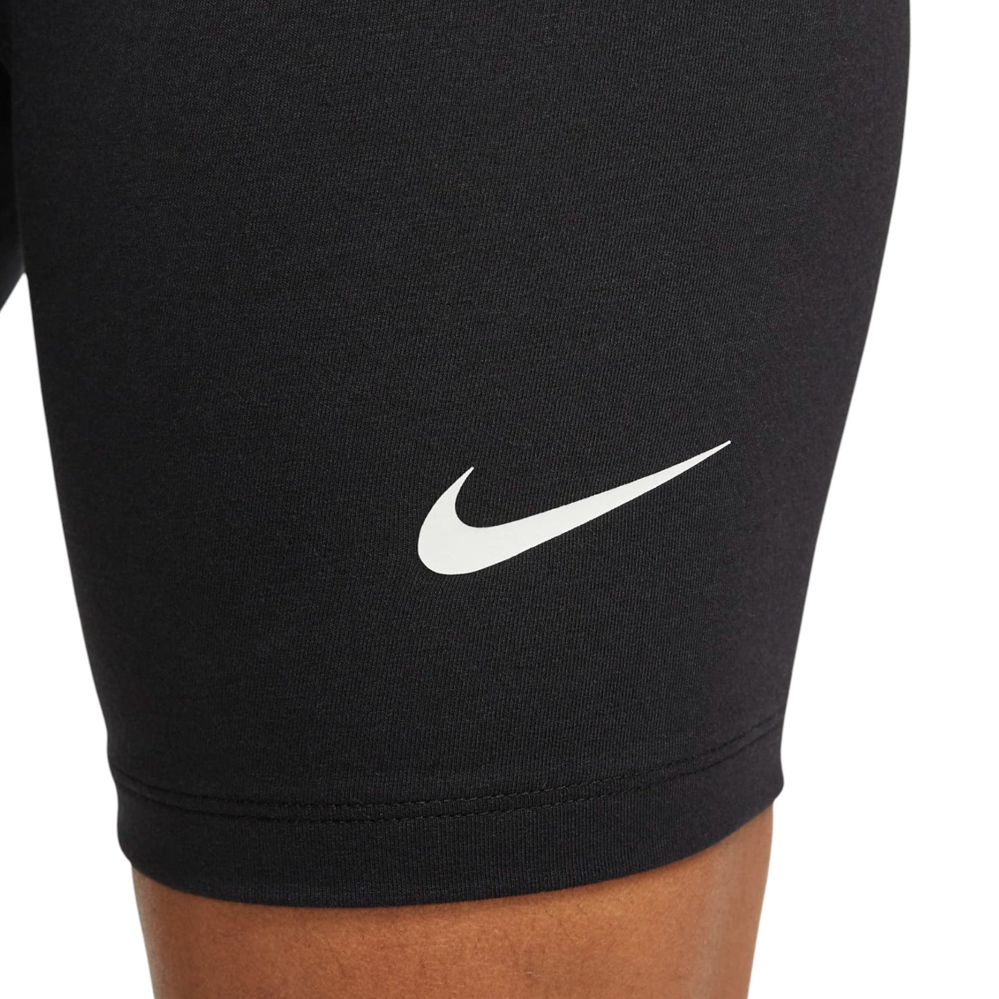 Womens Nike Sportswear Classic High-Waisted Biker Compression Shorts Black