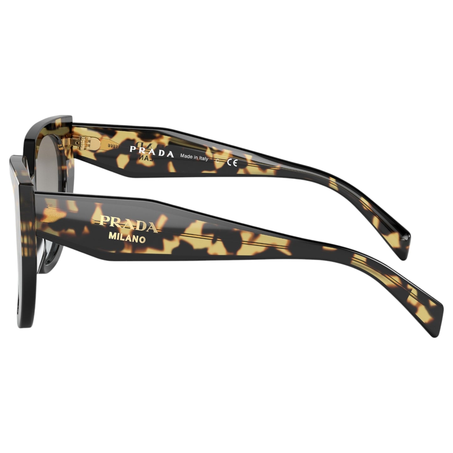 Womens Prada PR14WS Sunglasses Black/Medium Tortoise