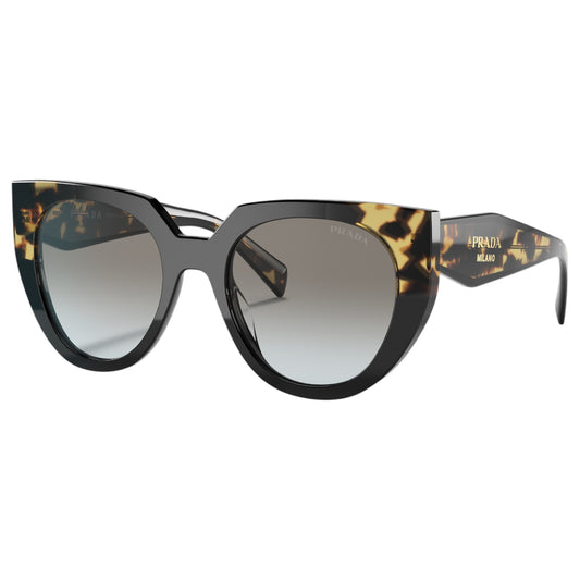Womens Prada PR14WS Sunglasses Black/Medium Tortoise