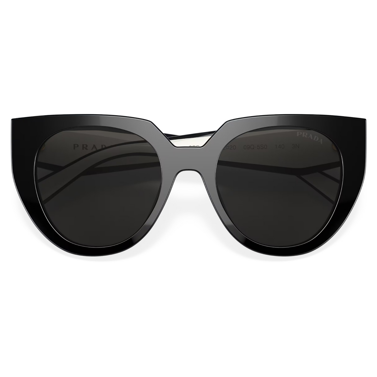 Womens Prada PR14WS Sunglasses Black/Dark Grey