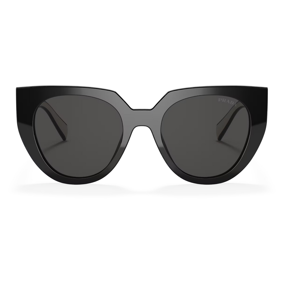 Womens Prada PR14WS Sunglasses Black/Dark Grey