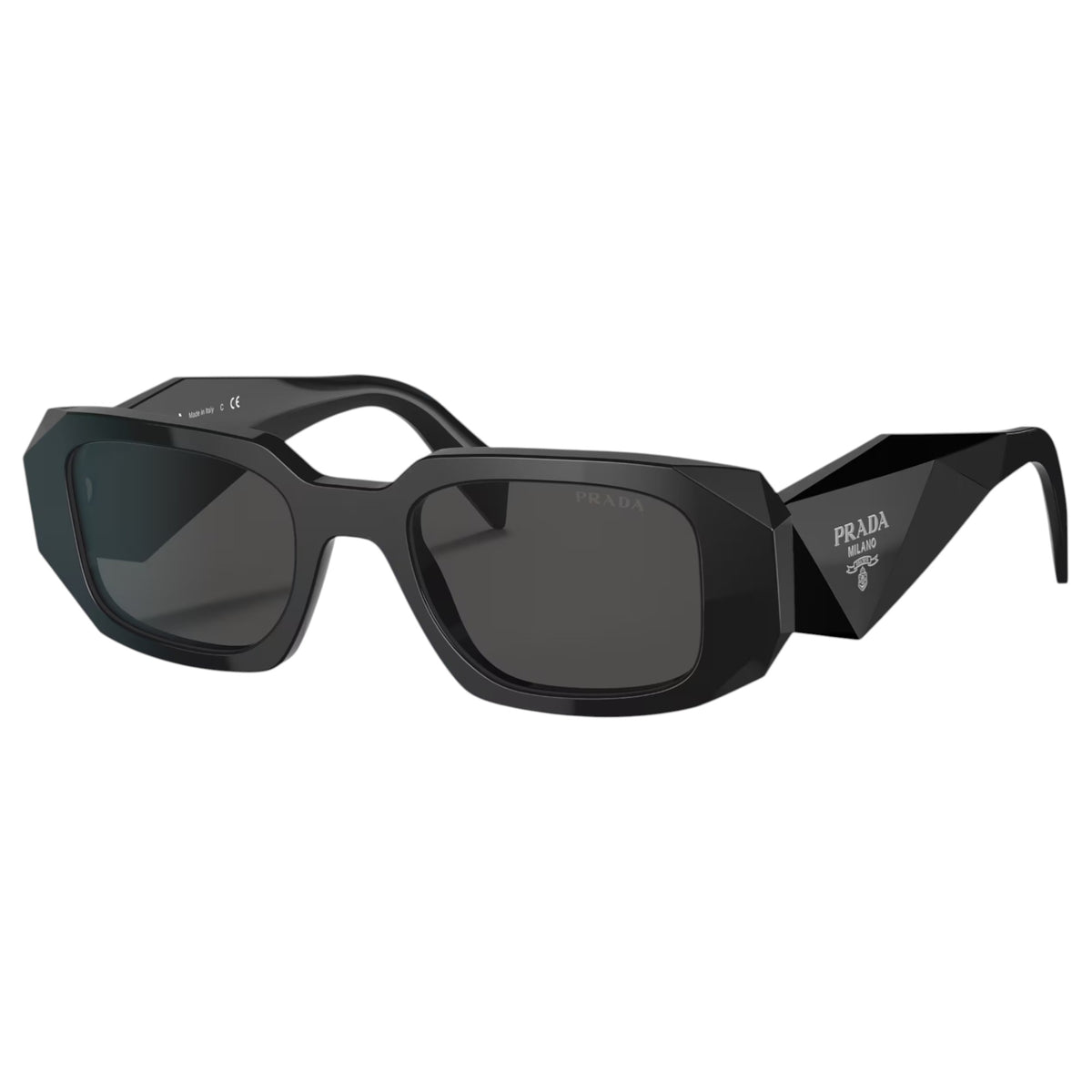 Womens Prada PR17WS Sunglasses Black/Dark Grey