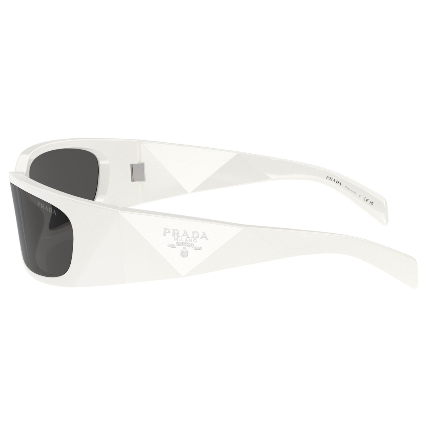 Womens Prada PRA14S Sunglasses Talc/Dark Grey