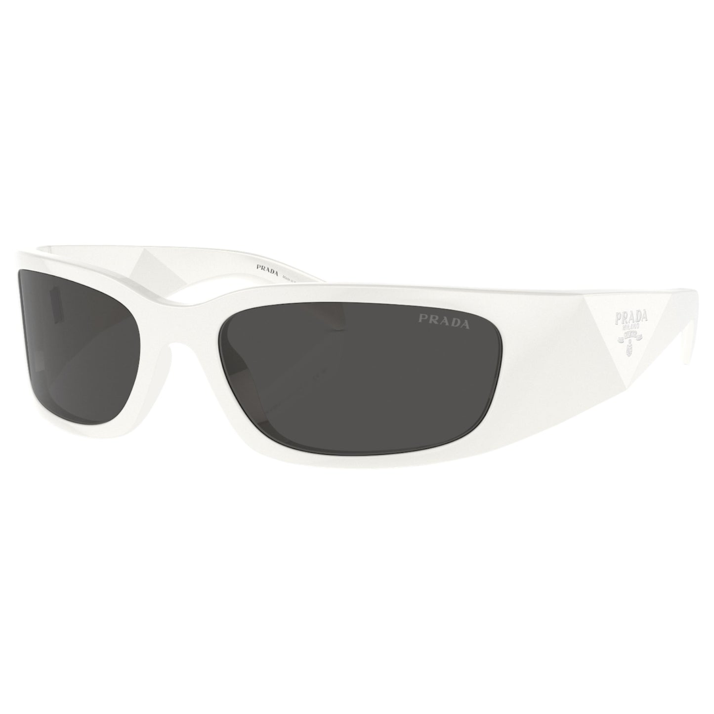 Womens Prada PRA14S Sunglasses Talc/Dark Grey
