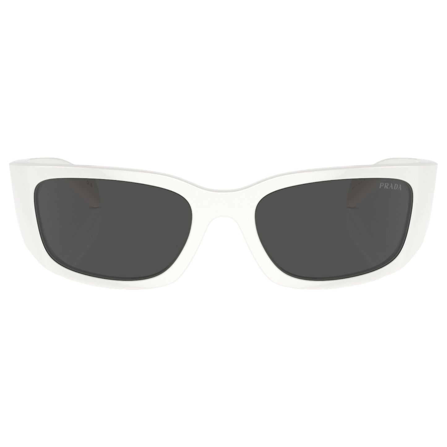 Womens Prada PRA14S Sunglasses Talc/Dark Grey