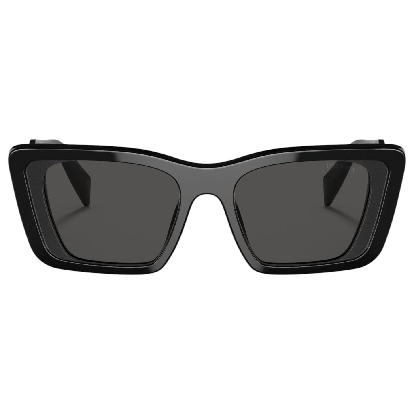 Womens Prada PR08YS Sunglasses Black/Dark Grey