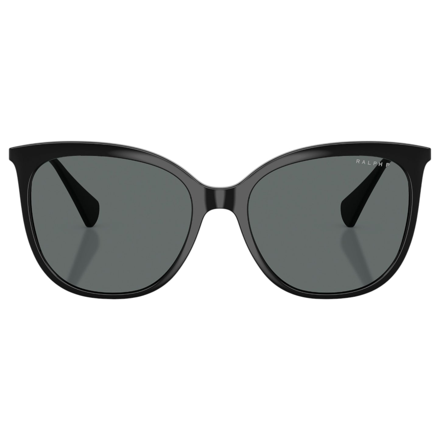 Womens Ralph Lauren RA5248 Sunglasses Shiny Black/ Plar Dark Grey