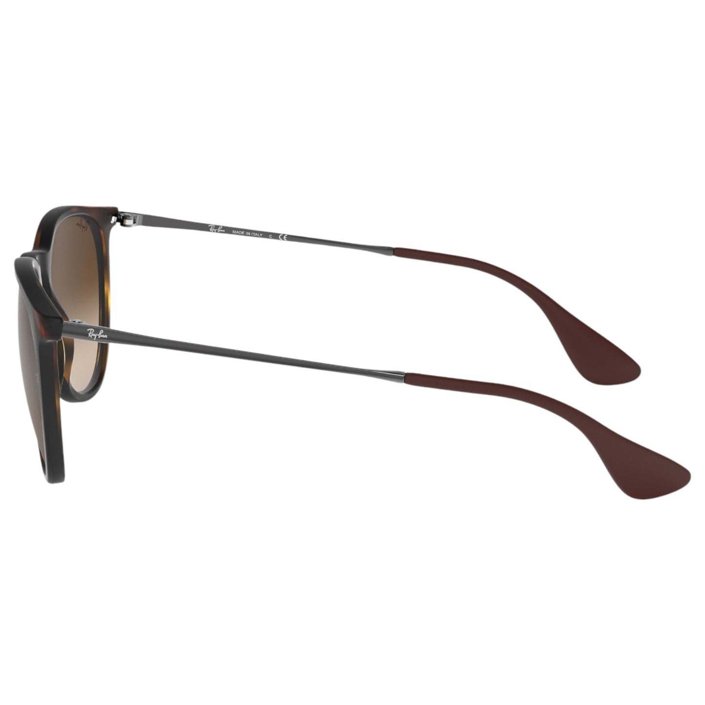Womens Ray-Ban Clubmaster RB4171 Sunglasses Matte Havana/ Brown