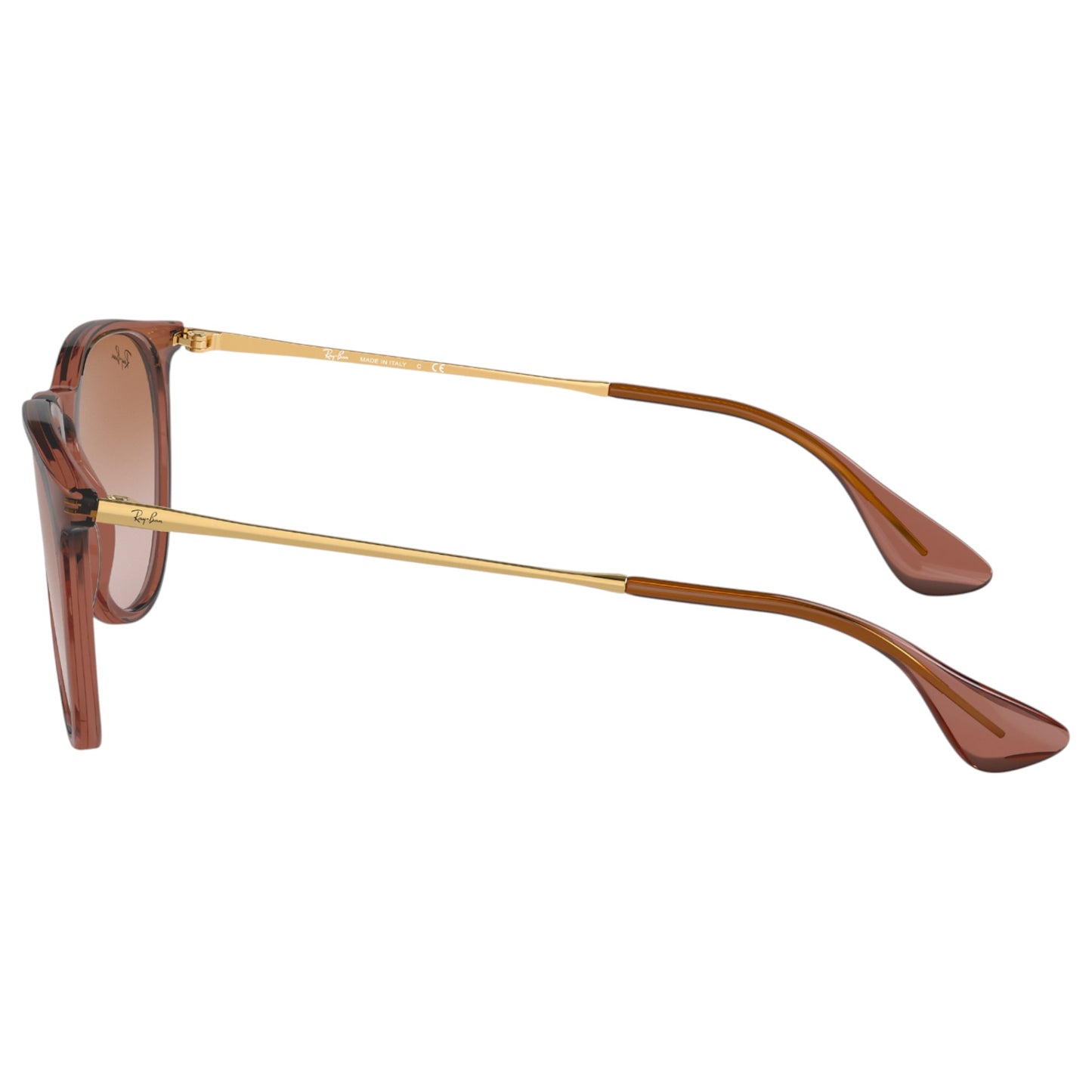 Womens Ray-Ban Erika Classic RB4171 Sunglasses Transparent Light Brown