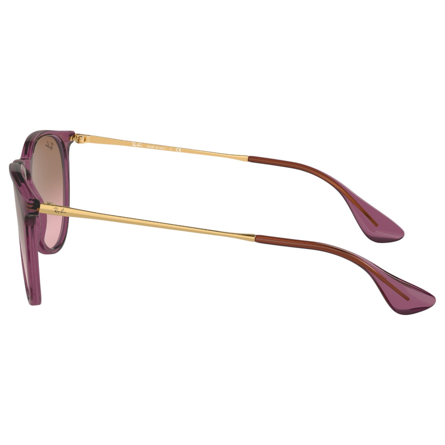 Womens Ray-Ban Erika Classic RB4171 Sunglasses Transparent Violet