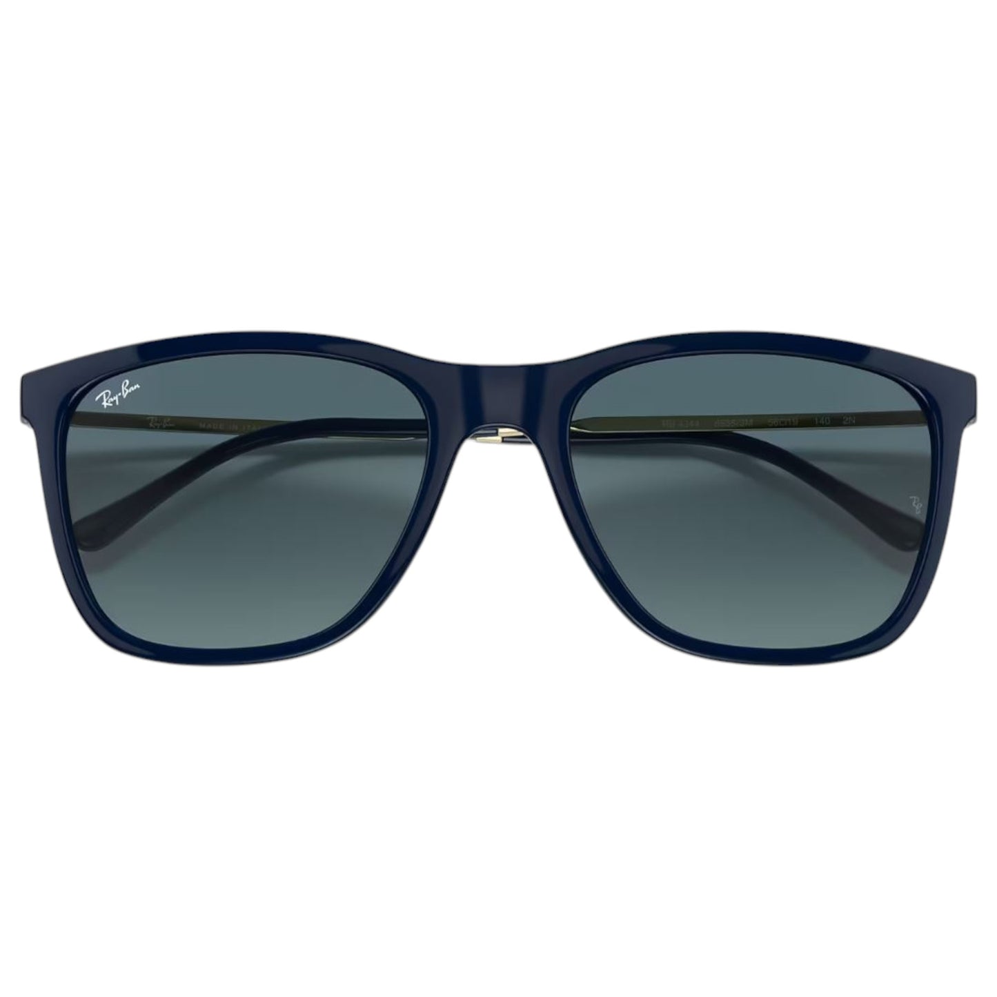 Womens Ray-Ban RB4344 Sunglasses Polished Blue/ Blue Gradient