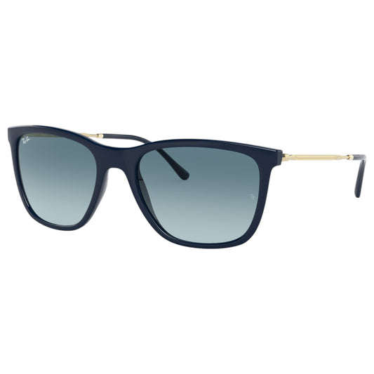Womens Ray-Ban RB4344 Sunglasses Polished Blue/ Blue Gradient