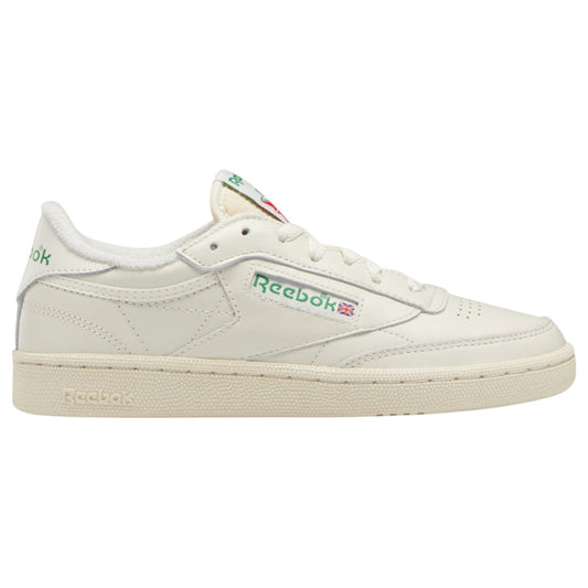 Womens Reebok Club C 85 Vintage Shoes Chalk/Green