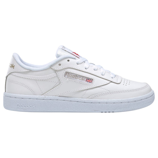 Womens Reebok Club C 85 Shoes White/Light Grey