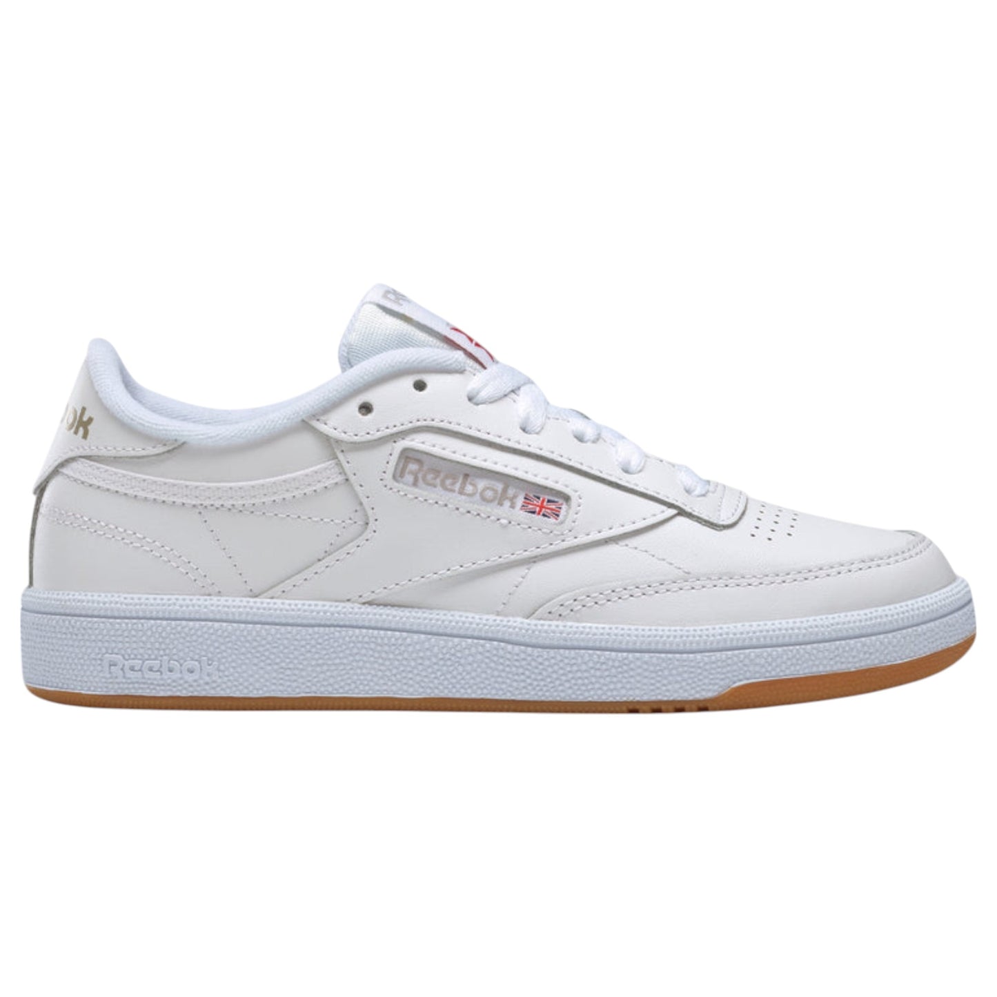 Womens Reebok Club C 85 Shoes White/Light Grey/Gum