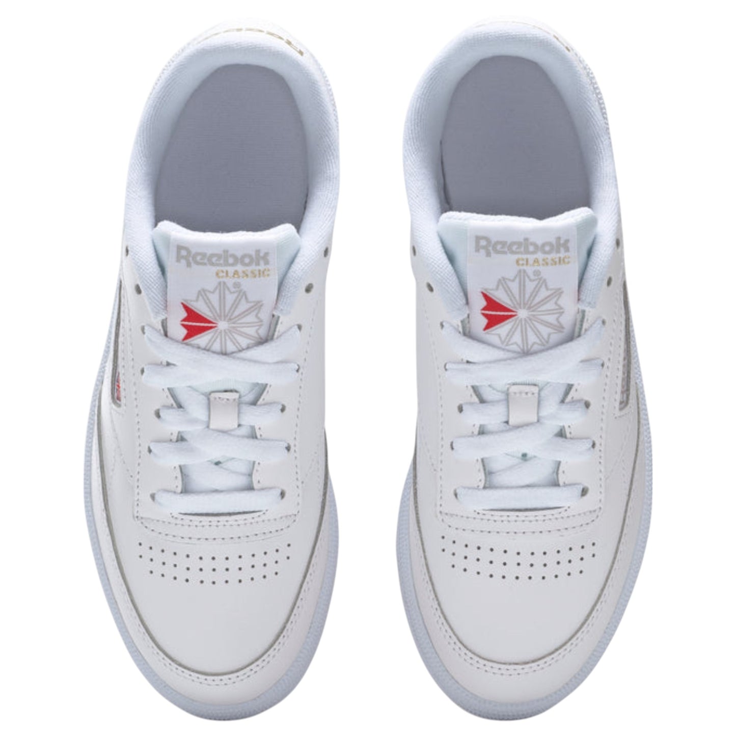 Womens Reebok Club C 85 Shoes White/Light Grey/Gum