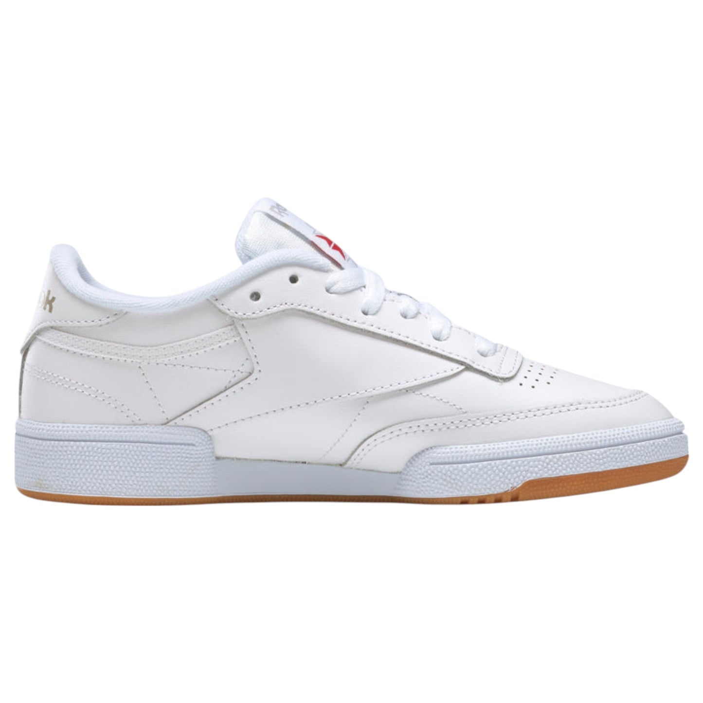 Womens Reebok Club C 85 Shoes White/Light Grey/Gum